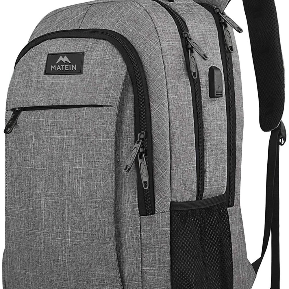Travel Laptop Backpack, Business Anti Theft with USB Charging Port, Water Resist